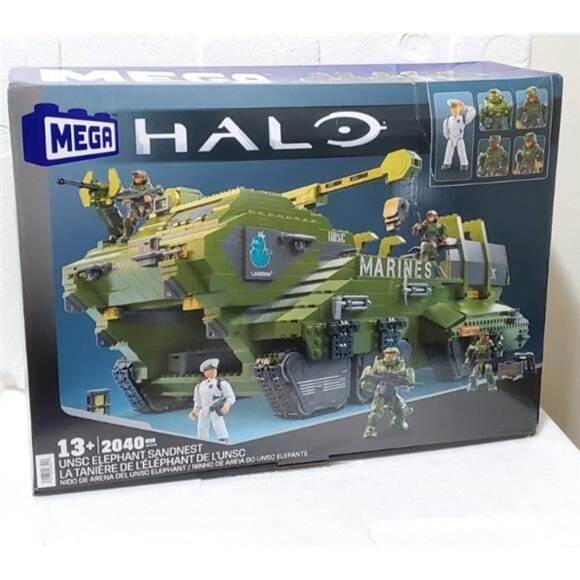 Halo UNSC Elephant Sandnest Set [Includes Master Chief, Sgt. Johnson, Lord Hood - Picture 1 of 11